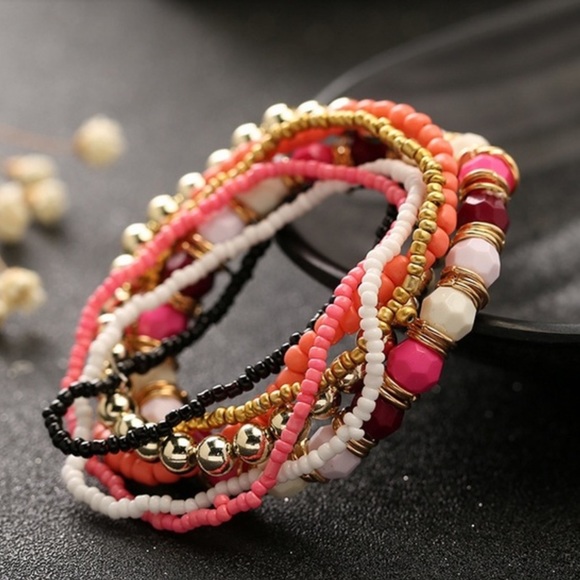 Jewelry - Trendy 7 layer Boho Bracelet